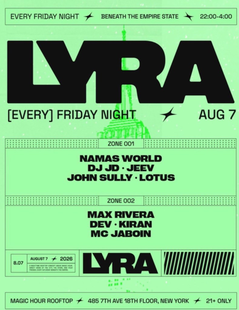 Magic Hour Rooftop, presented by Lyra, poster